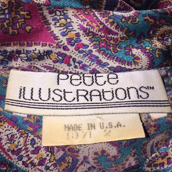 Women’s petite blouse. Multicolored. - Picture 5 of 5